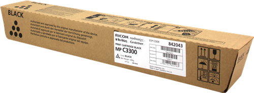 OEM Ricoh MPC3000 Toner Ctg Yellow 842031 also for 888641