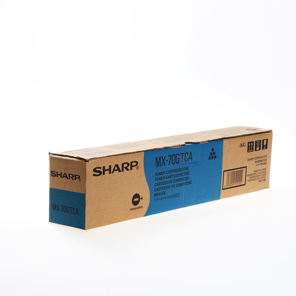 OEM Sharp Toner Ctg Cyan MX-70GTCA