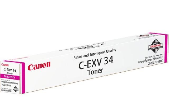 OEM Canon CEXV34 Cyan Toner Ctg 3783B002AA