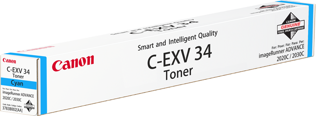OEM Canon CEXV34 Black Toner Ctg 3782B002AA