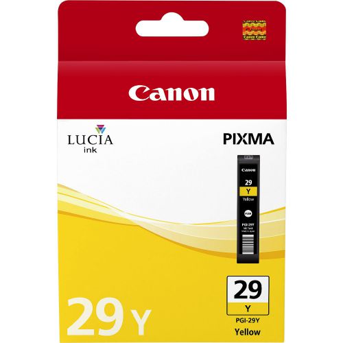 OEM Canon 4875B001 PGI-29Y Ink Cartridge Yellow 1420 36ml