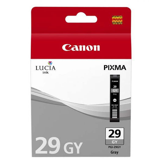 OEM Canon 4870B001 PGI-29DGY Ink Cartridge Dark Grey 710 Photos 36ml