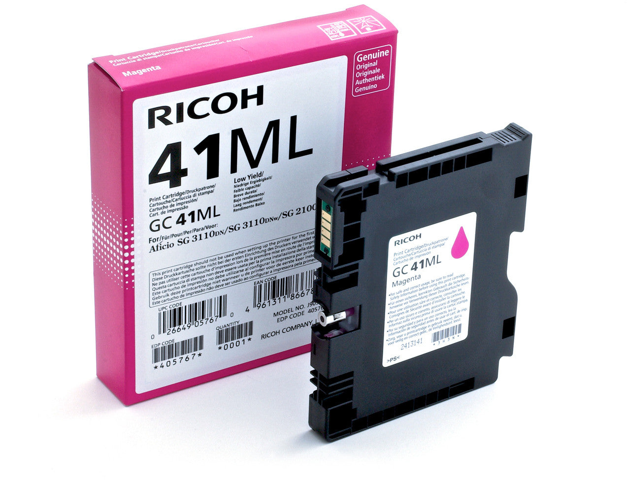 OEM Ricoh SG2100 Cyan Gel Ink SY GC41CL  405766