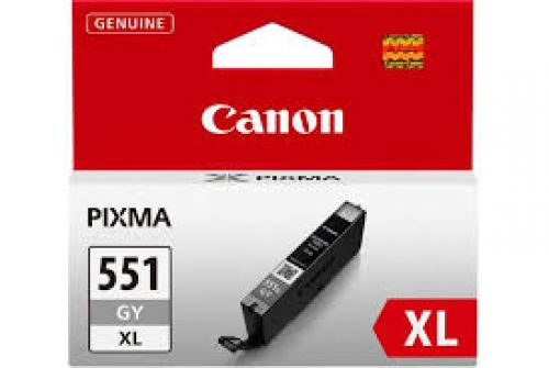 OEM Canon CLI-551GYXL Grey High Capacity  Ink Cartridge 6447B001