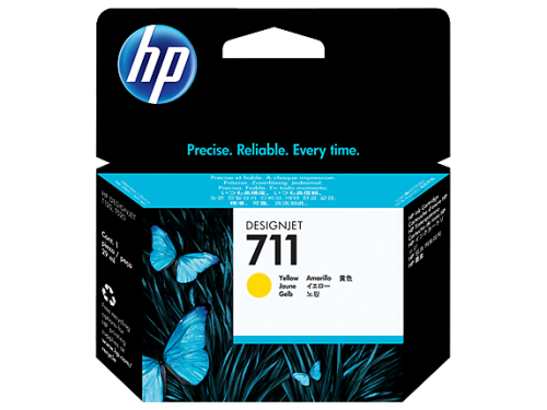 OEM HP CZ132A (711) Ink Cartridge Yellow 29ml
