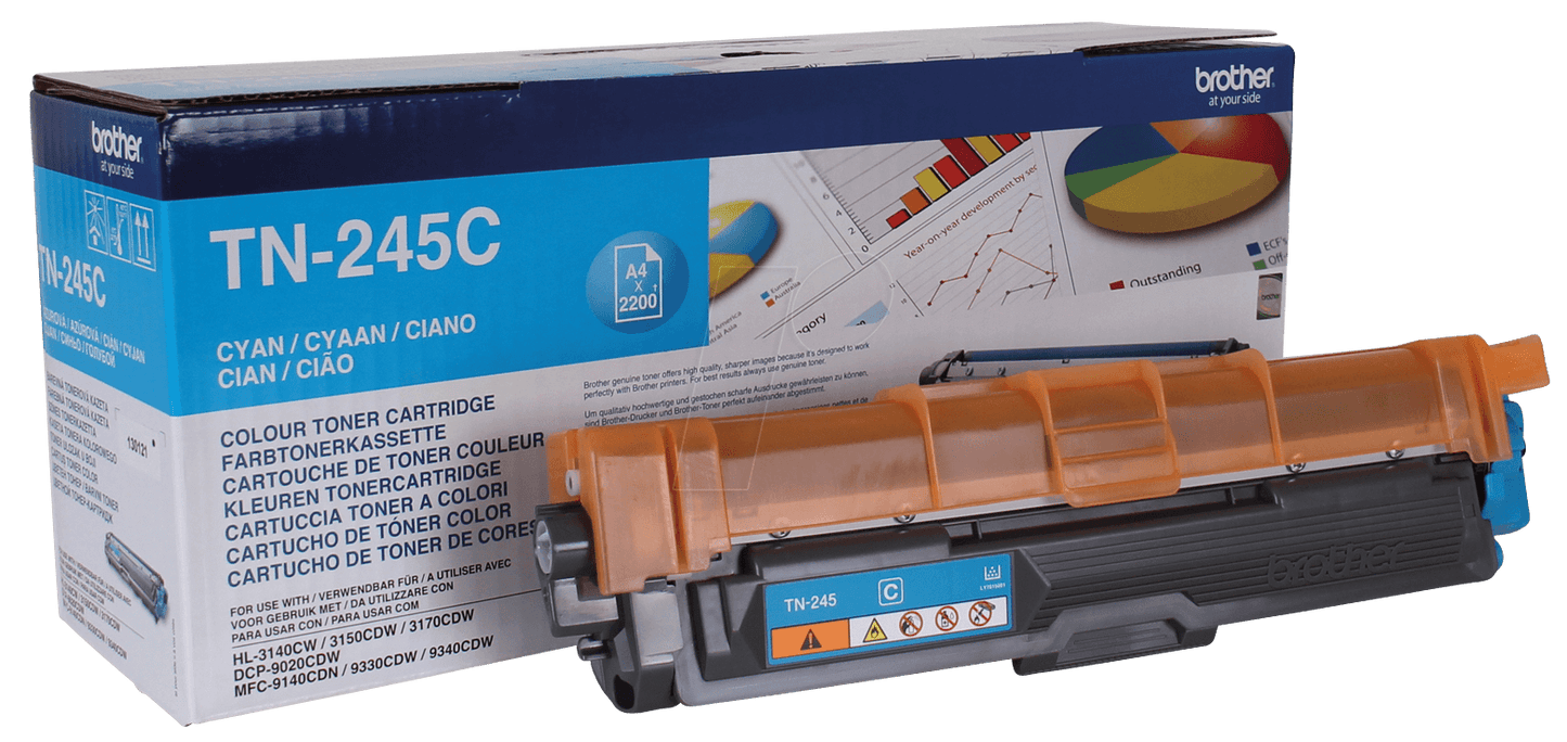 Brother TN243Y Yellow Toner Cartridge 1K