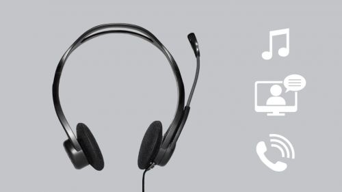 Logitech 960 Headset Wired Head-band Calls/Music USB Type-A Black