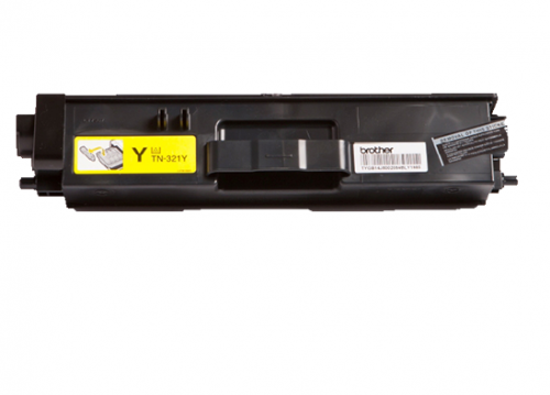OEM Brother TN-320Y, 321Y Yellow 1500 Pages Original Toner