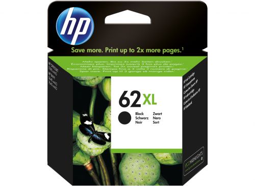 OEM HP 62XL High Capacity Black Original Ink Cartridge C2P05AE