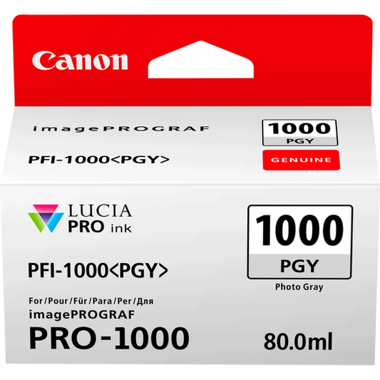 Canon 0552C001 PFI-1000GY ink cart GREY