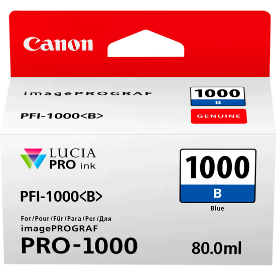 Canon 0554C001 PFI-1000R ink cart RED