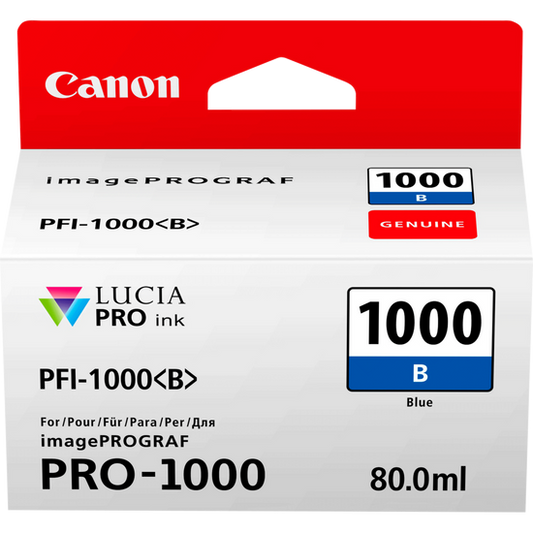 Canon 0554C001 PFI-1000R ink cart RED