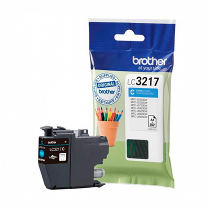 OEM Brother LC424C Cyan, LC3217 Cyan, LC3217 Yellow, LC421C Cyan, LC421Y Yellow, LC422C Cyan, LC422Y Yellow, LC427Y Yellow, LC223C Cyan, LC223Y Yellow, LC3217 Black, LC3217 Magenta, LC3237C Cyan, LC3237Y Yellow, LC426C Cyan, LC426Y Yellow, LC427C Cyan, LC427M Magenta Ink Cartridge