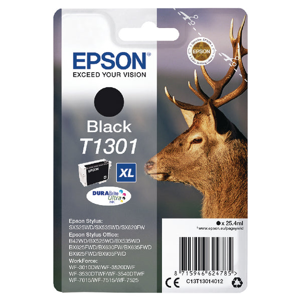 OEM Epson C13T12854012 (T1285) Ink Cartridge Multi Pack 225 5.9ml BkCMY 5.9ml + 3x3.5ml Pack=4