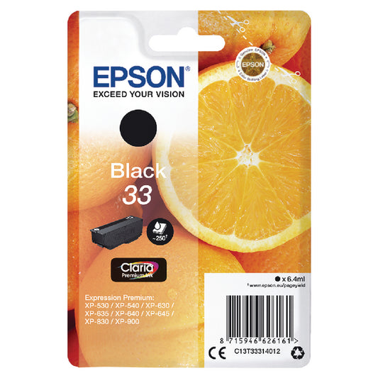 Epson C13T29964012 (29XL) Ink Cartridge Multi Pack BK C M Y 11.3ml + 3x6.4ml