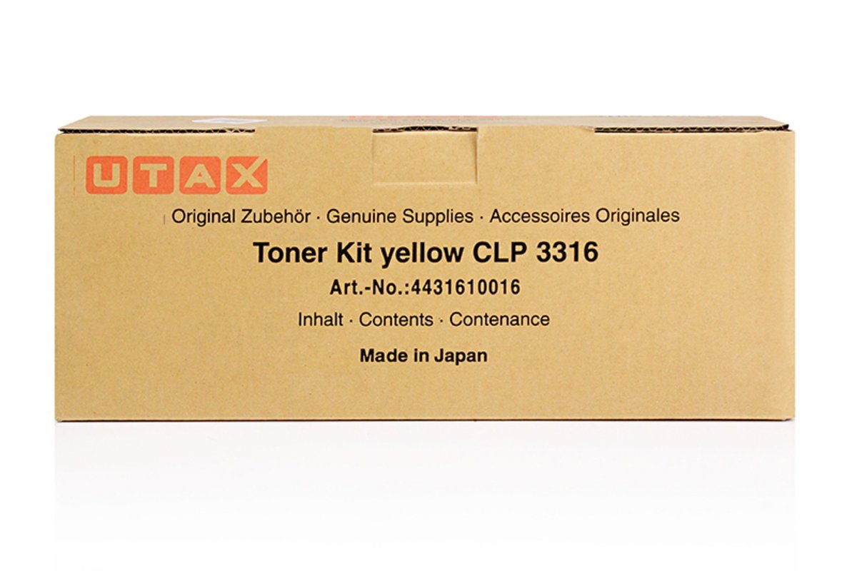 OEM Utax CLP3316 Yellow Toner  4431610016