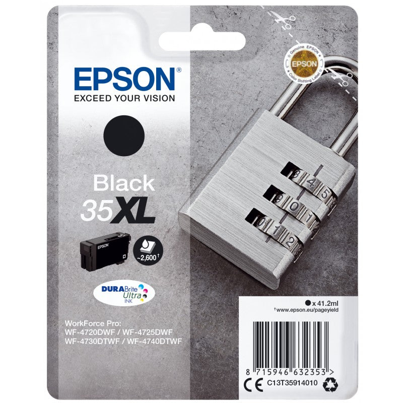 Epson C13T34744010 (34XL) Ink Cartridge Yellow High Capacity 950 Pages 10.8ml