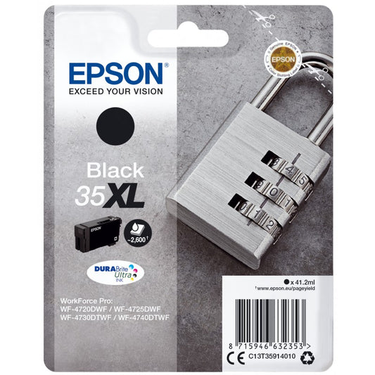 Epson C13T34744010 (34XL) Ink Cartridge Yellow High Capacity 950 Pages 10.8ml