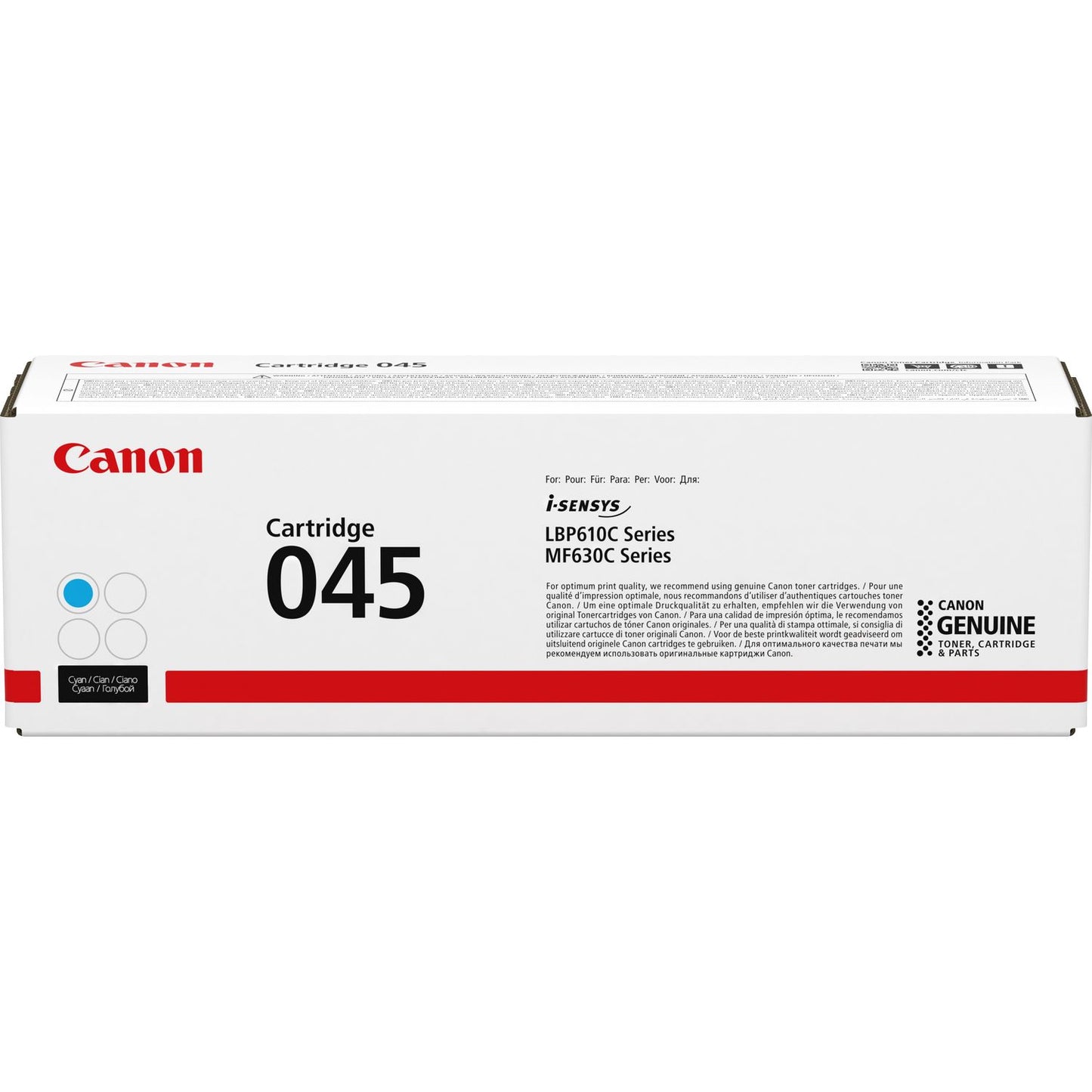 OEM Canon 1239C002 045 Toner Cartridge Yellow Canon LBP-611 1,300 Pages