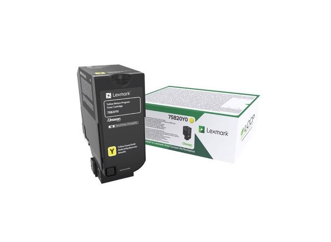 OEM Lexmark 75B20Y0 Yellow 10000 pages Original Toner