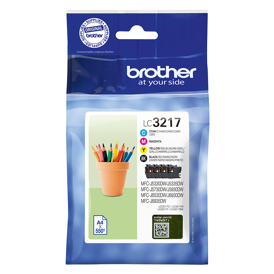 Brother LC3213Y Ink Cartridge Yellow 400 Pages