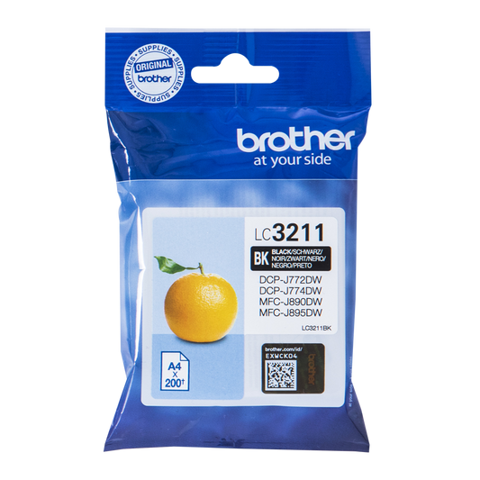 Brother LC227XLBK Ink Cartridge Black 1.2K Pages 25ml