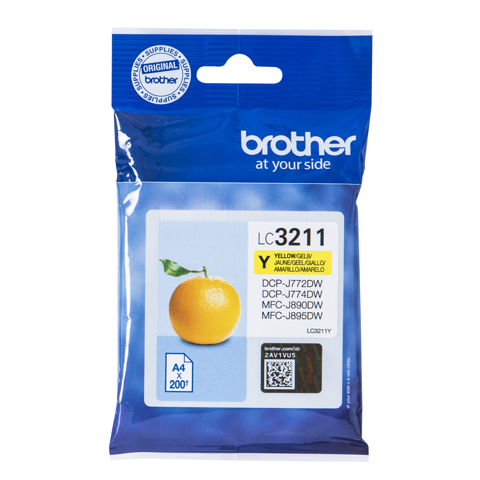 OEM Brother LC3211VAL Ink Cartridge Multi Pack BKCMY 4x200 Pages