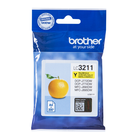 OEM Brother LC3211VAL Ink Cartridge Multi Pack BKCMY 4x200 Pages