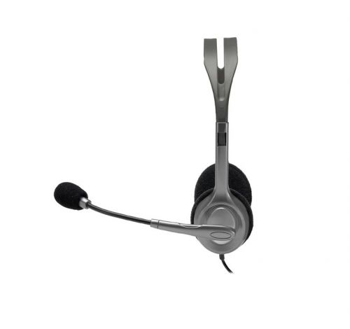 OEM Logitech H111 Headset Wired Head-band Office/Call Center Grey