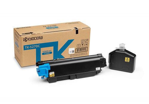 Kyocera 1T02TVCNL0 TK5270 Cyan Toner 6K Pages