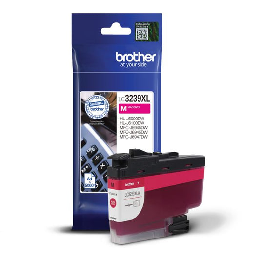OEM Brother LC3239XLC Ink Cart Cyan 5k