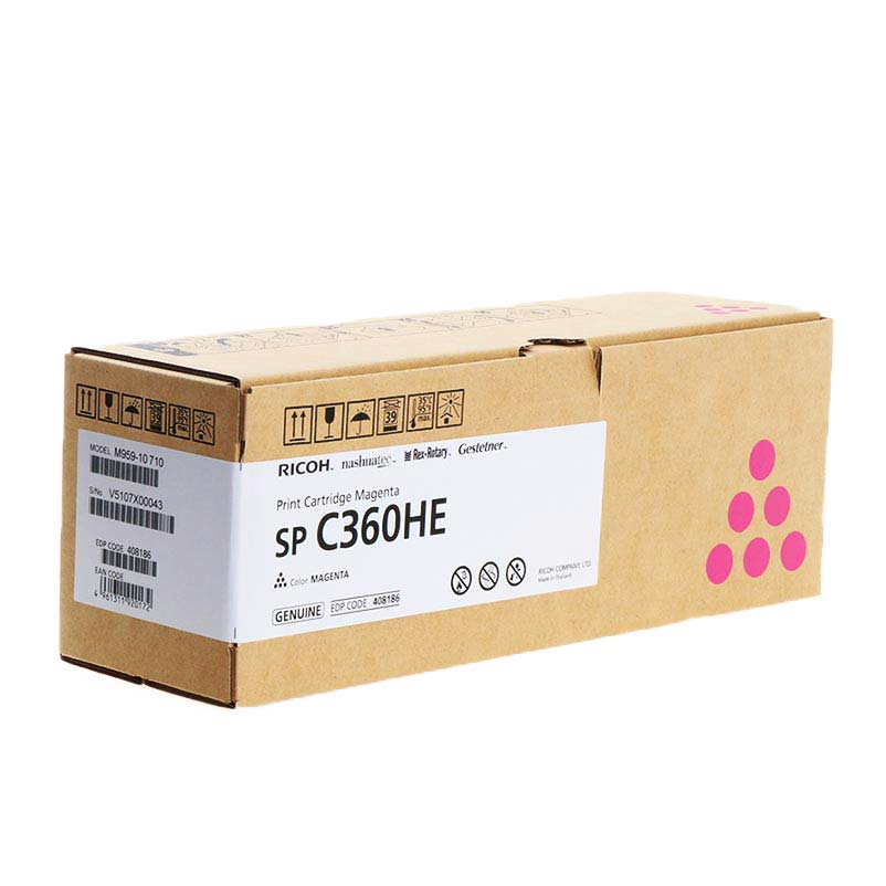 OEM Ricoh SPC360 Hi Yld Cyan Toner  408185 SPC360HE