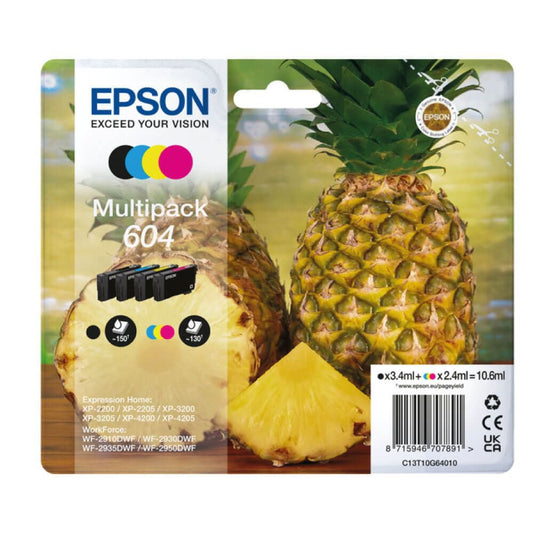 OEM Epson C13T09R44010 503XL Ink Cartridge Yellow High Capacity 470 Pages 6.4ml
