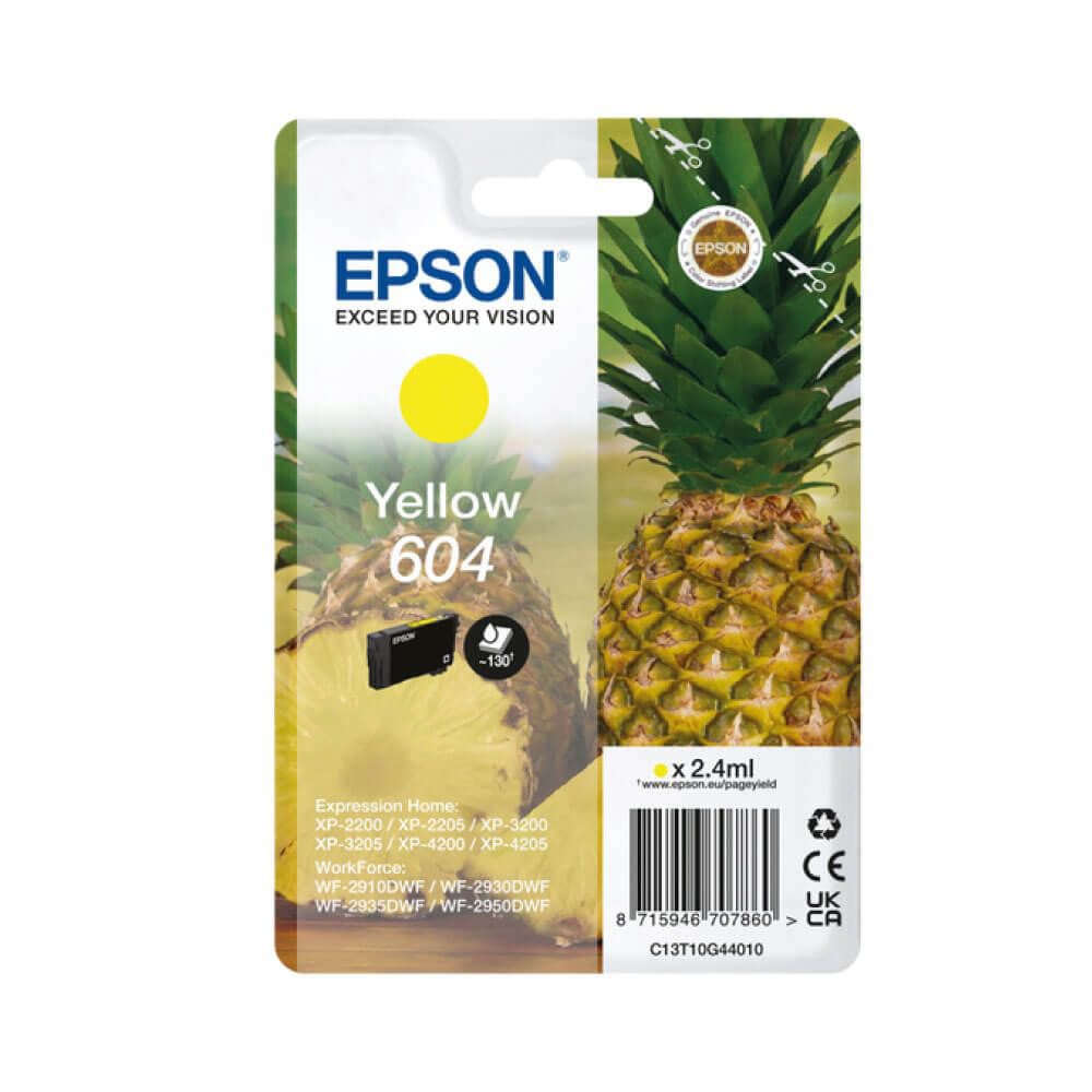 OEM Epson 604 (T10G34010) Magenta Original Standard Capacity Ink Cartridge (Pineapple)