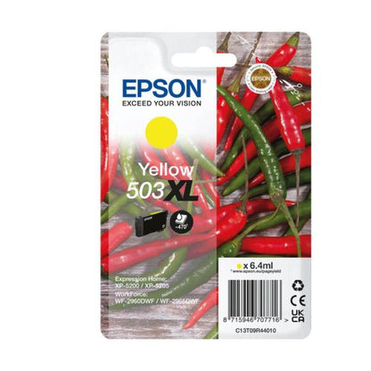 OEM Epson C13T09R44010 503XL Ink Cartridge Yellow High Capacity 470 Pages 6.4ml