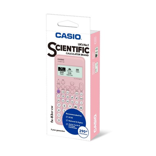 CASIO FX83GTCW Pink Scientific Calculator WHILE STOCK LASTS