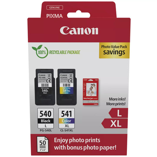 Canon 5224B007 PG-540L CL541XL Printhead Cartridge Multi Pack