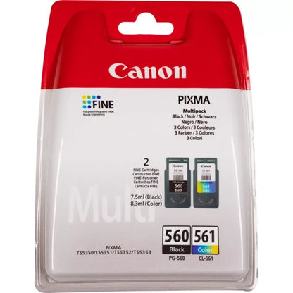 OEM Canon PG-560/CL-561 Original Multipack Ink Cartridges & Photo Paper (3713C008)