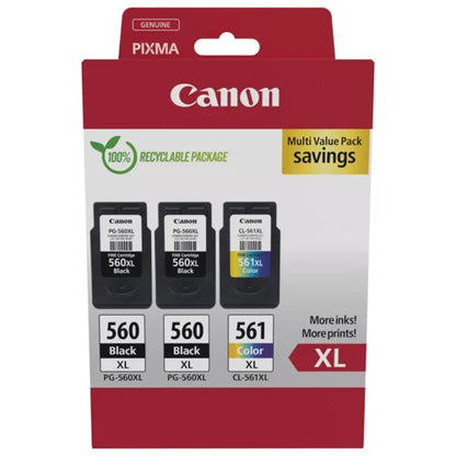 OEM Canon PG-560XL x 2/CL-561XL Original Multipack Ink Cartridges (3712C009)