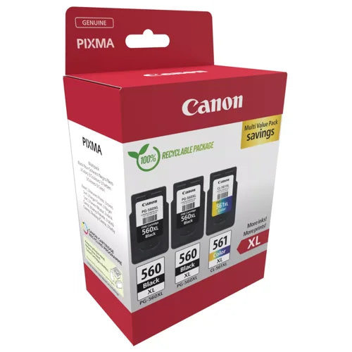 OEM Canon PG-560XL x 2/CL-561XL Original Multipack Ink Cartridges (3712C009)