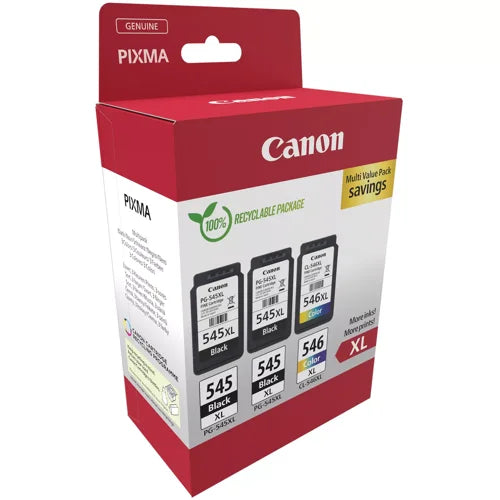 OEM Canon PG-545XL x 2/CL-546XL Original Multipack Ink Cartridges (8286B013)