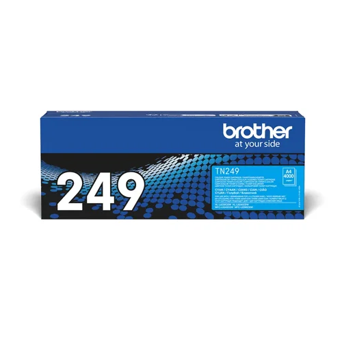 OEM Brother TN249C Extra High Capacity Cyan Toner Cartridge