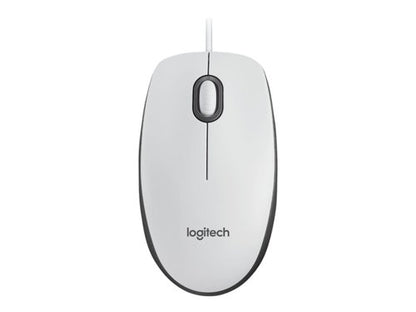 Logitech Mouse M100 White USB 910-006764