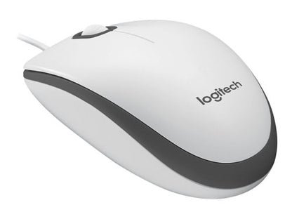 Logitech Mouse M100 White USB 910-006764