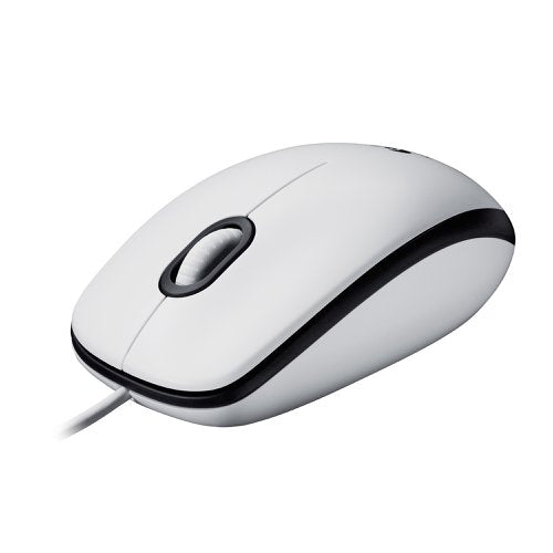 Logitech Mouse M100 White USB 910-006764