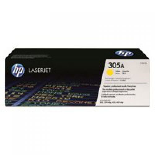 OEM HP CE412A Yellow 2600 Pages Original Toner 305A