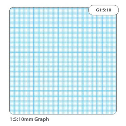 RHINO A4 Graph Paper 500 Leaf, 2:10:20, 1:5:10 Graph Ruling (Pack of 5)