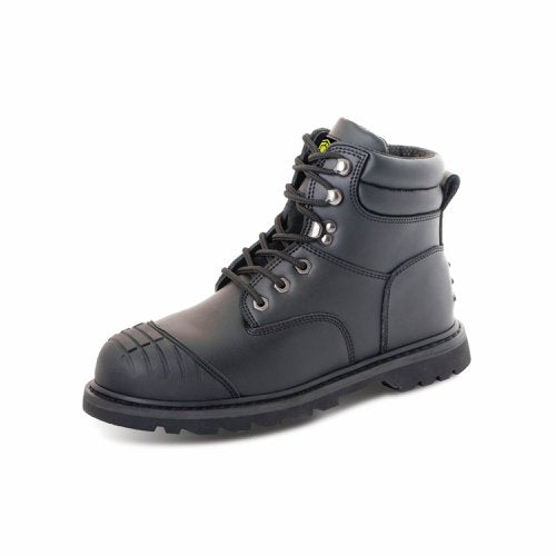 Beeswift Goodyear Welt Boot With Scuff Cap Black 06, 06.5, 07, 08, 10.5