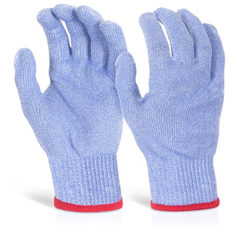 Beeswift Glovezilla Cut Resistant Food Safe Glove Blue L (Pair)