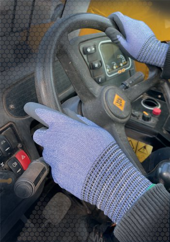 Beeswift Glovezilla Hppe 18G Glove Cut F Blue M, XL, 2XL (Pack of 10)